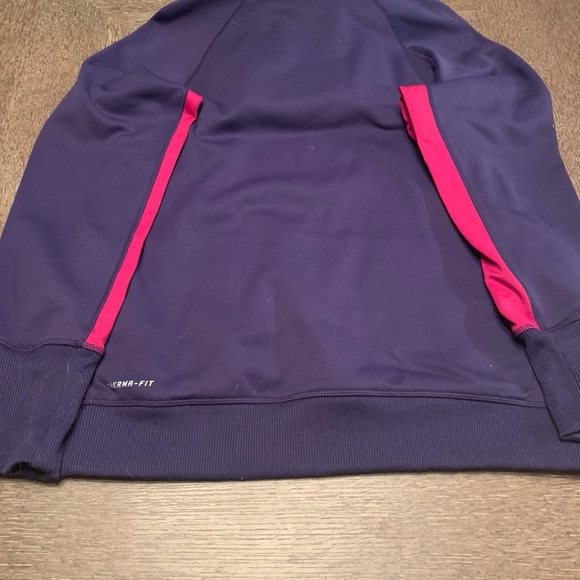 Purple Green Nike Hoodie Sweatshirt ThermaFit - Picture 4 of 4